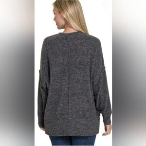 Warm & Cozy Zenana Brushed Melange Sweater - Super Soft!